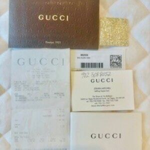 GUCCI PURSE GOLD/BLACK